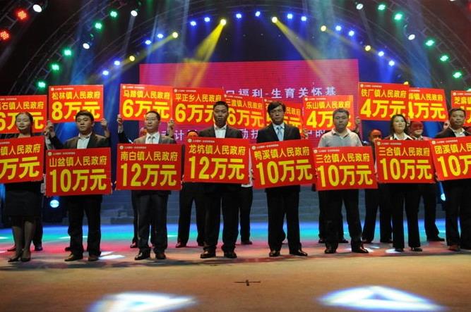 图为：遵义县（现为播州区）5.29会员活动日暨人口福利.生育关怀基金大型募捐晚会现场。.jpg